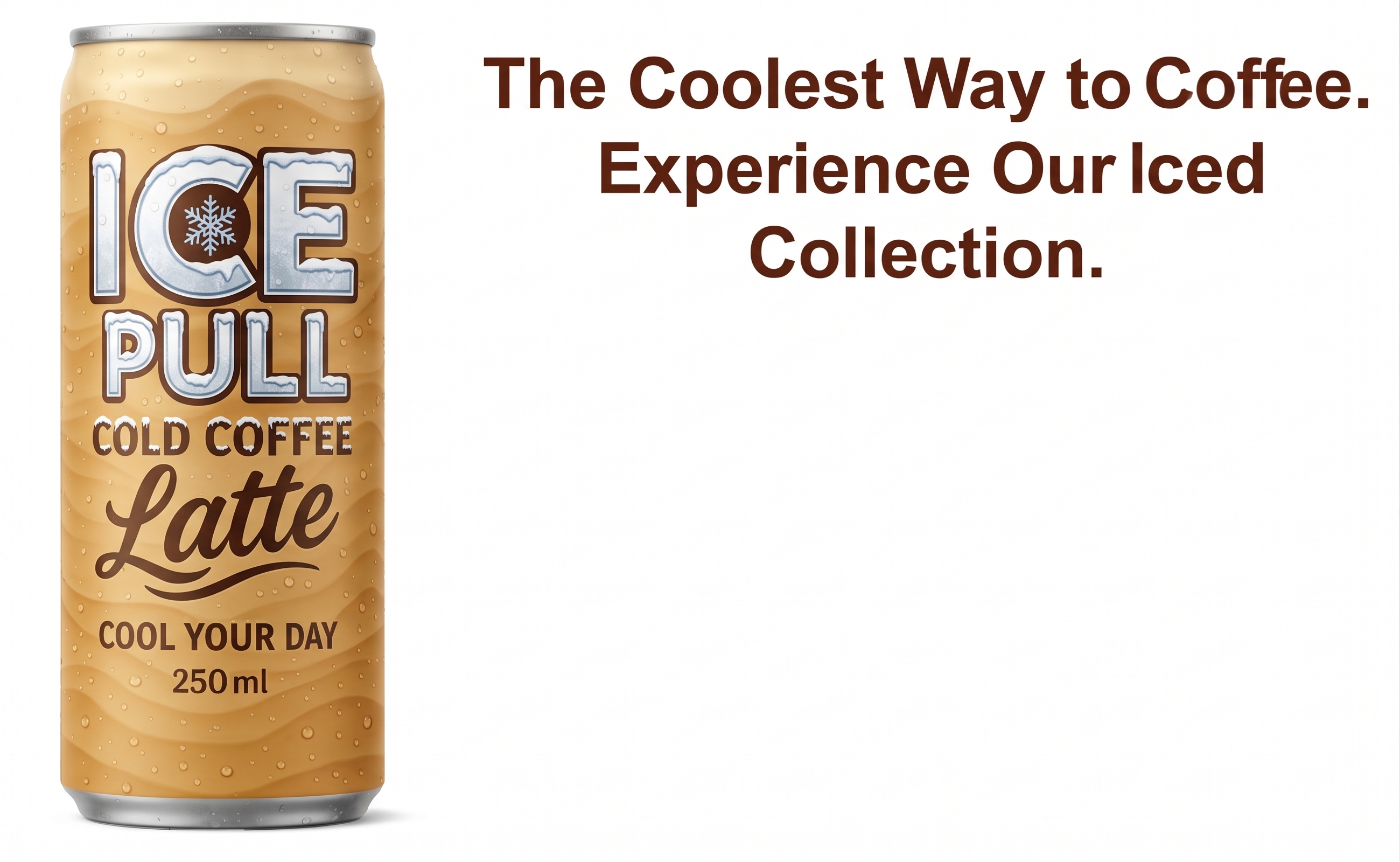 Ice Pull Cold Coffee Latte - The Coolest Way to Coffee. Experience Our Iced Collection.