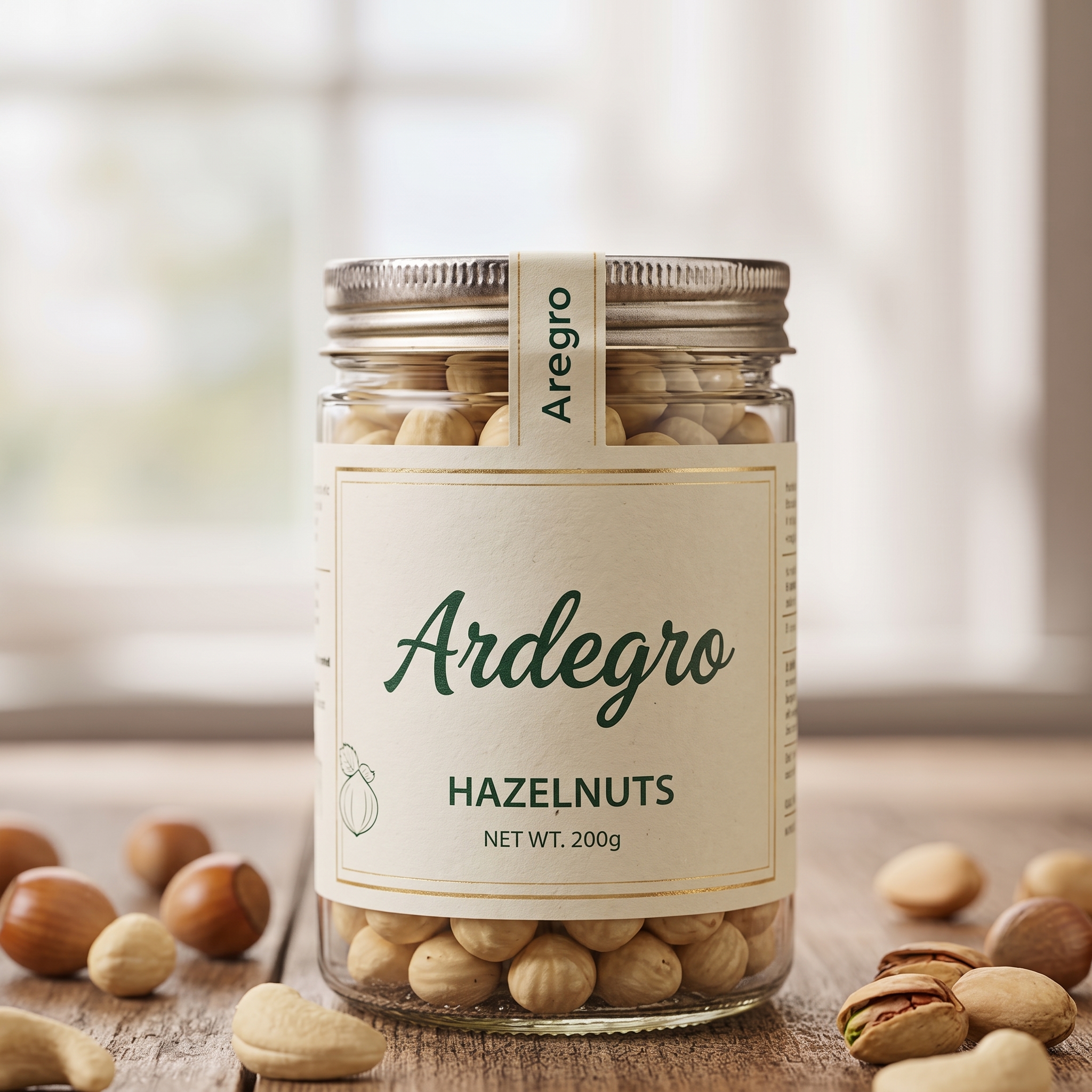 Hazelnuts (Glass Jar)