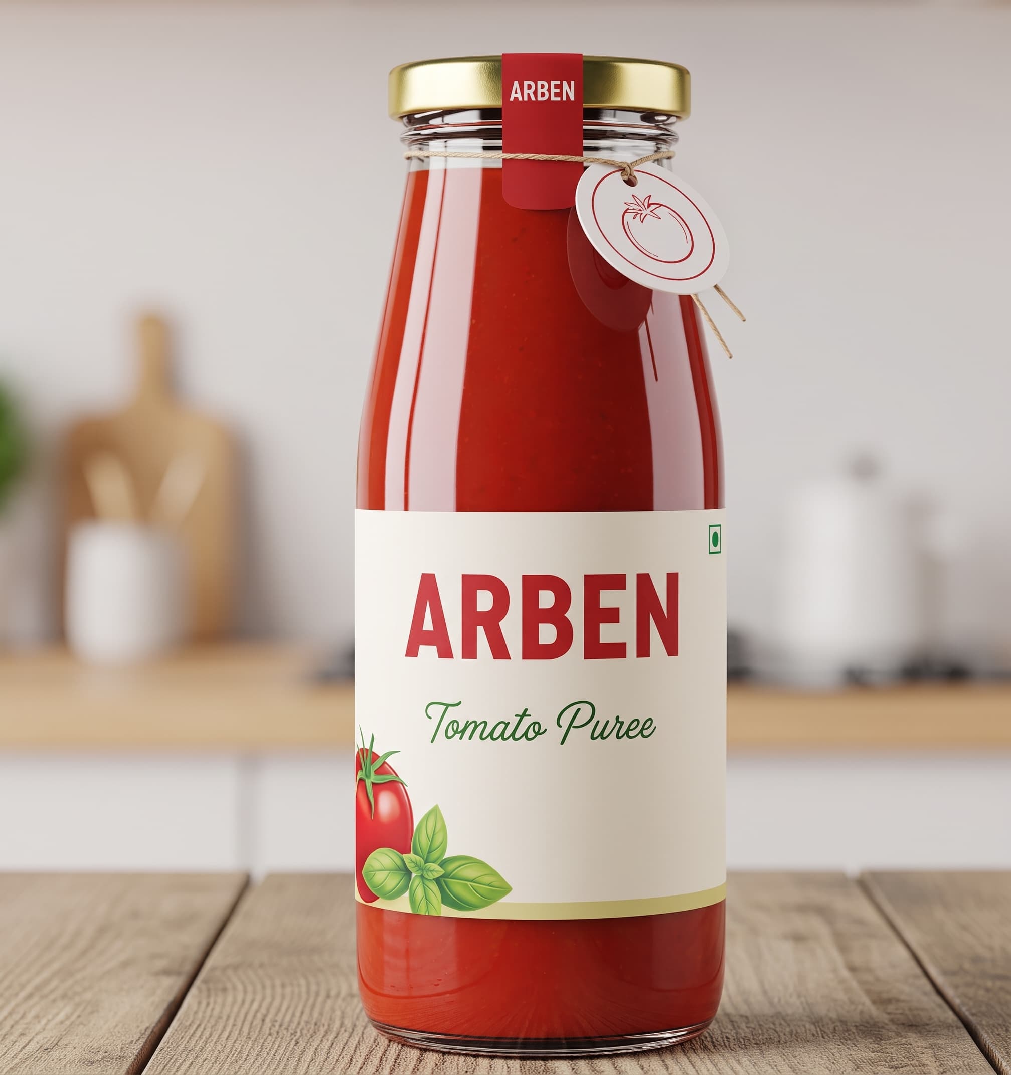 ARBEN Bottled Tomato Purée